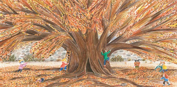 Ilustración de Vamos al bosque
