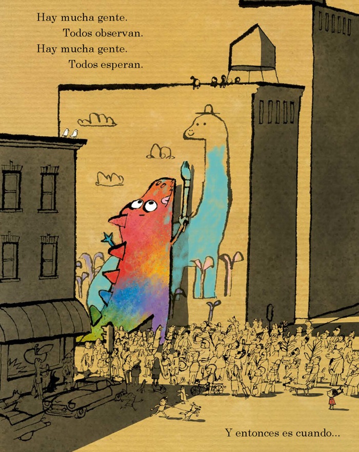 Ilustración de La artista