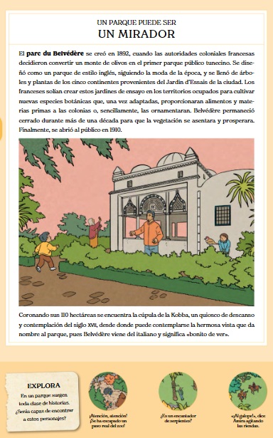 Ilustración de PARQUES URBANOS DEL MUNDO