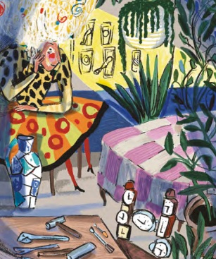 Ilustración de La señora Chatarra