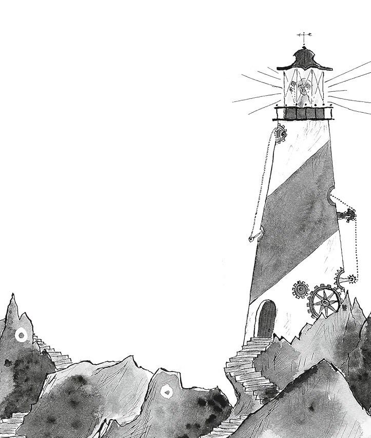 Ilustración de MUERTE EN EL FARO