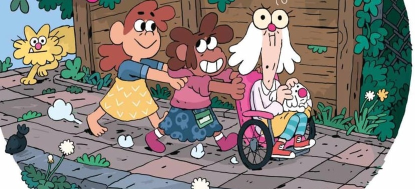 Ilustración de ABUELA A LA VENTA