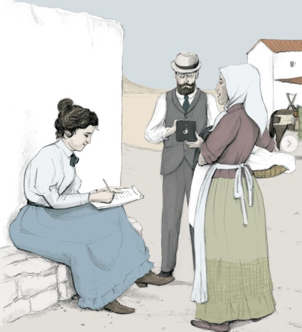 Ilustración de A la sombra de un romance