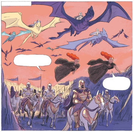 Ilustración de Los dragones de Nalsara