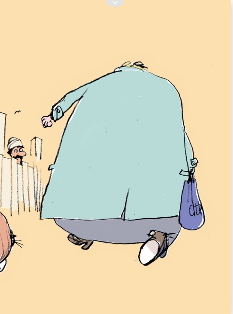 Ilustración de Vitelo y su mundo