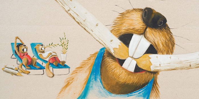 Ilustración de La jirafa ORIANA