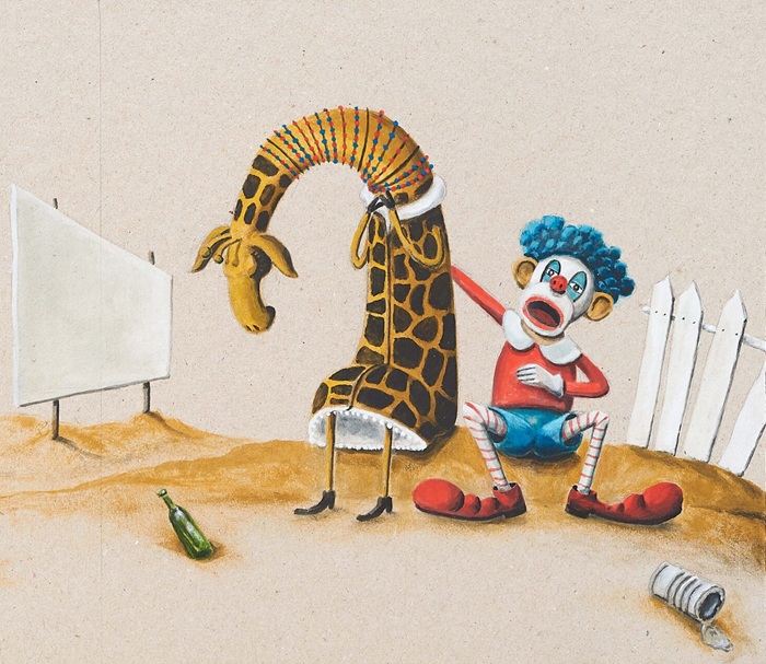 Ilustración de La jirafa ORIANA