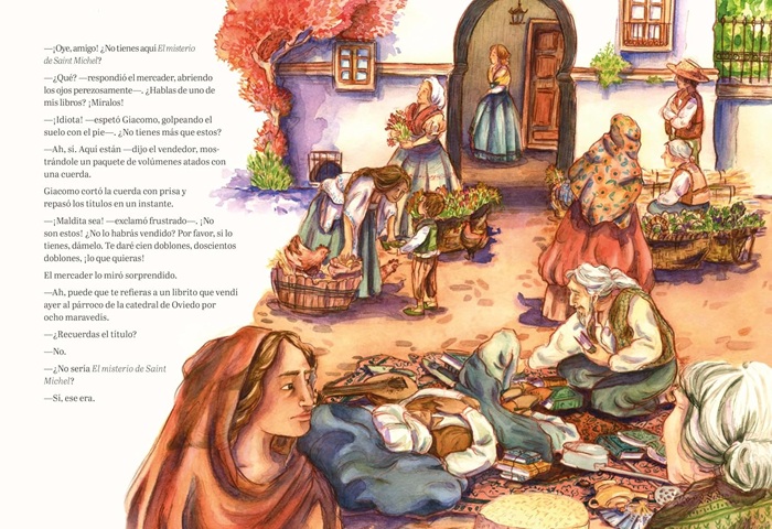 Ilustración de Bibliomanía