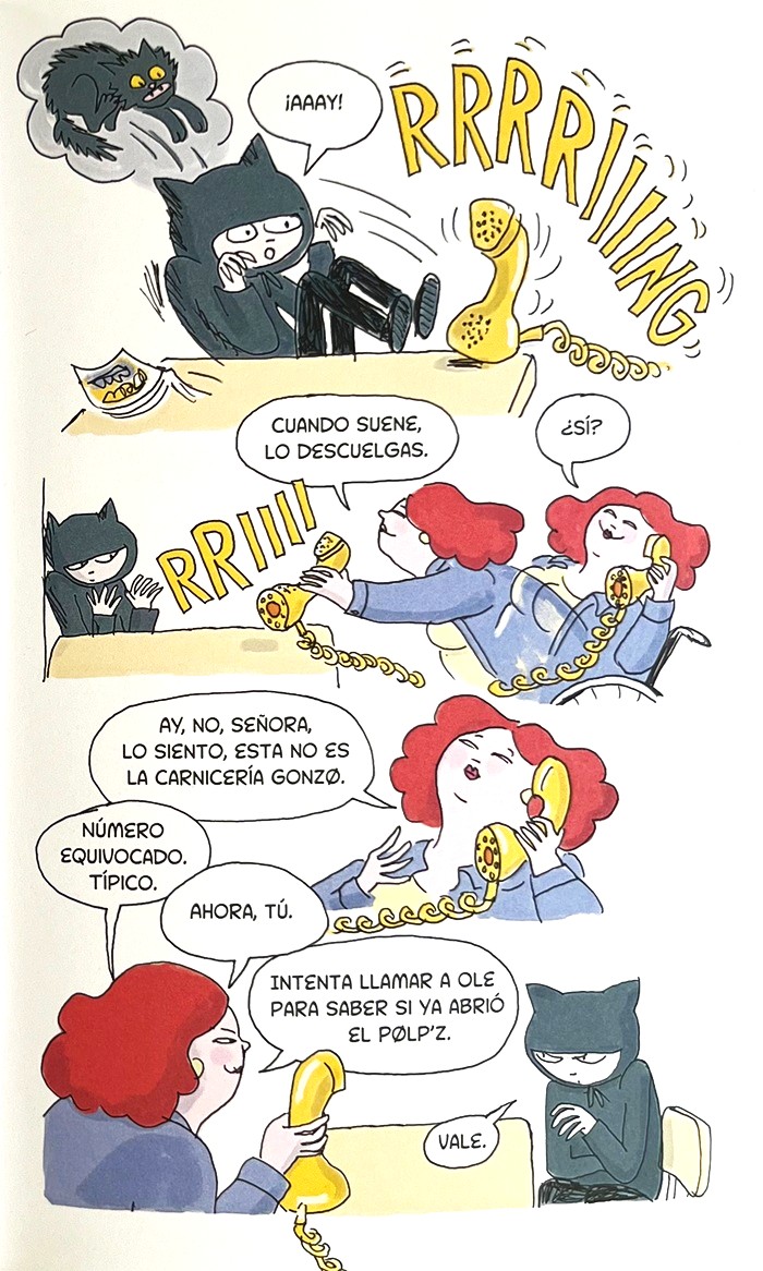 Ilustración de Miss Cat. El secreto del Viking King