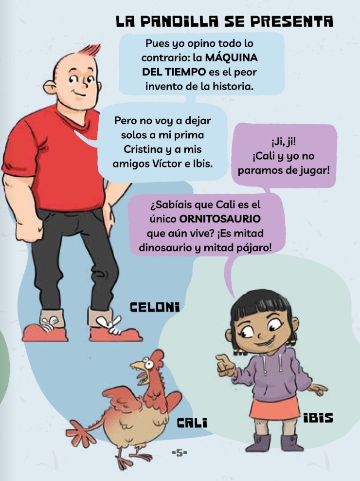 Ilustración de Los exploradores del tiempo