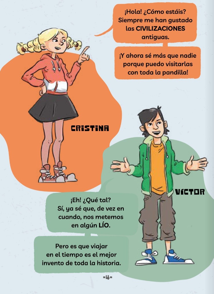 Ilustración de Los exploradores del tiempo