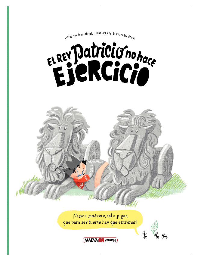 Ilustración de El rey Patricio no hace ejercicio