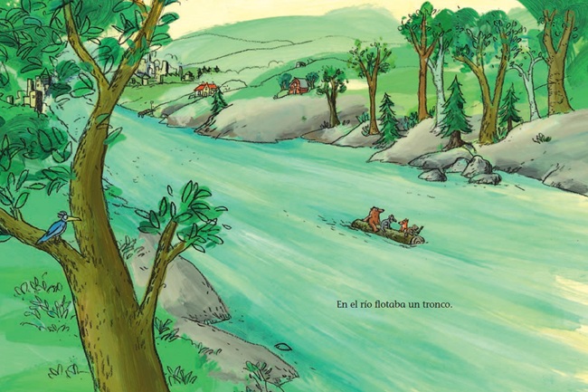 Ilustración de Oso de ciudad en el bosque