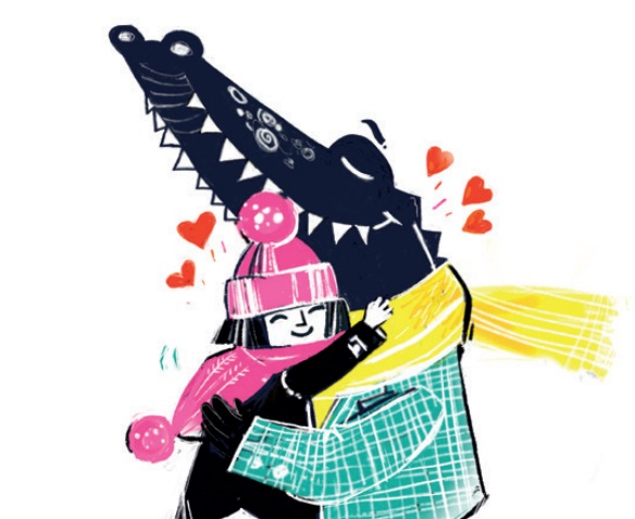 Ilustración de ¿CÓMO ES UN COCODRILO?