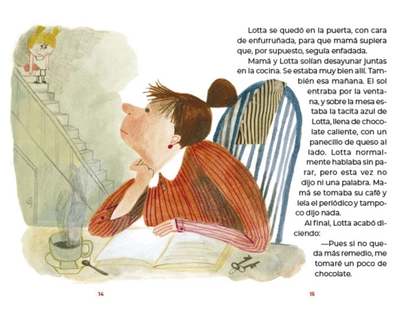 Ilustración de LOTTA en la calle de los Alborotadores