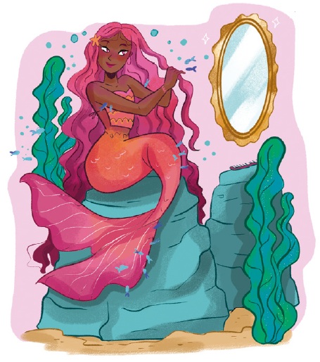 Ilustración de El libro secreto de las sirenas