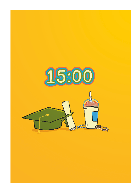 Ilustración de Fiesta de fin de curso