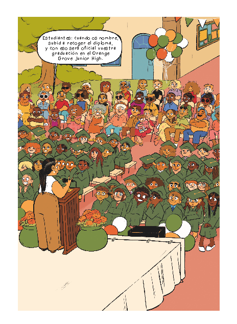 Ilustración de Fiesta de fin de curso