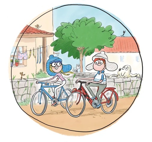 Ilustración de LA MEMORIA DE LAS BICICLETAS