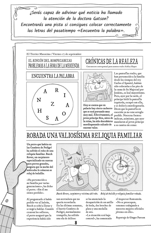 Ilustración de Sherlock Bones 1 y 2