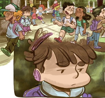Ilustración de Cómo hacer amigos y enfrentar fantasmas