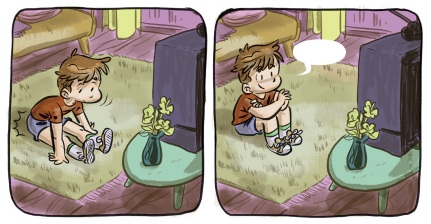 Ilustración de Cómo hacer amigos y enfrentar fantasmas