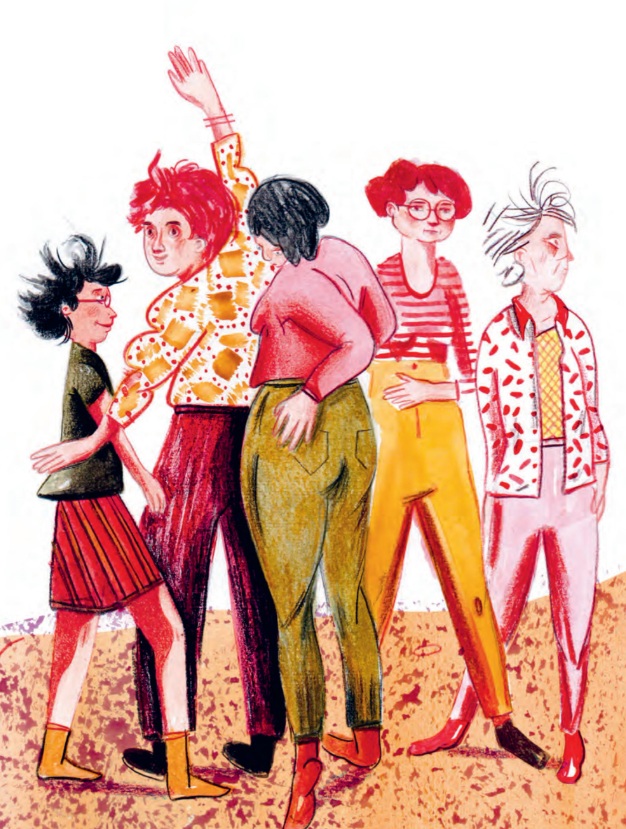 Ilustración de Menstruacion en marcha
