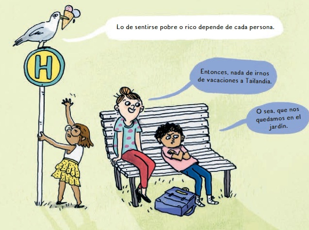 Ilustración de QUÉ ES SER POBRE Y QUÉ ES SER RICO