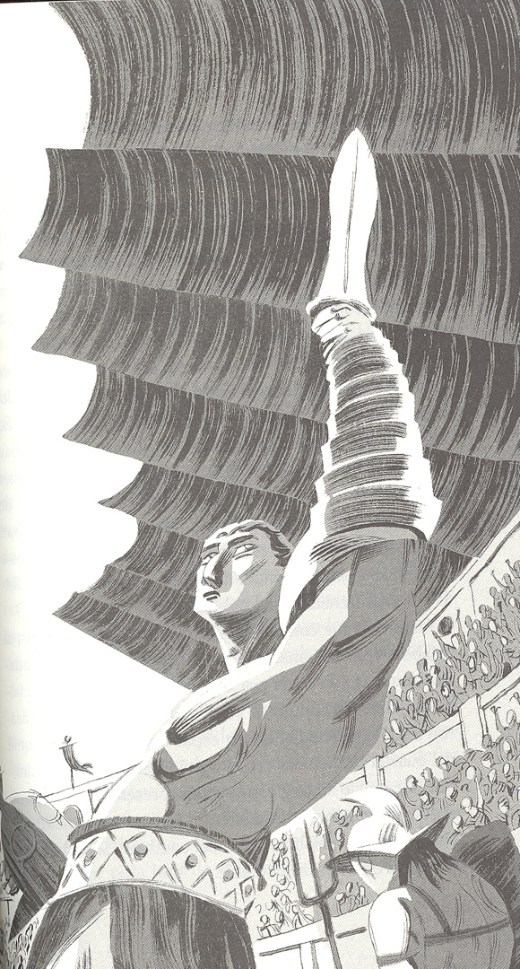 Ilustración de La gladiadora
