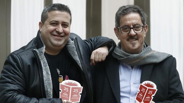 Imagen 1 de Ricard Ruiz Garzón y Francisco Díaz Valladares ganadores del XXV Premio Edebé LIJ