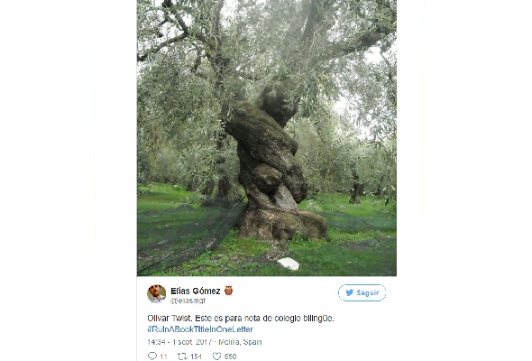 Imagen 2 de #RuinABookTitleInOneLetter, una propuesta divertida para lanzar desde la biblioteca