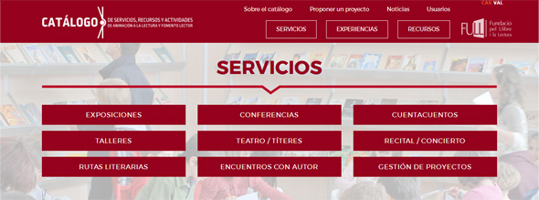 Imagen 1 de Catálogo de Servicios, Recursos y Actividades de Animación a la Lectura y Fomento Lector