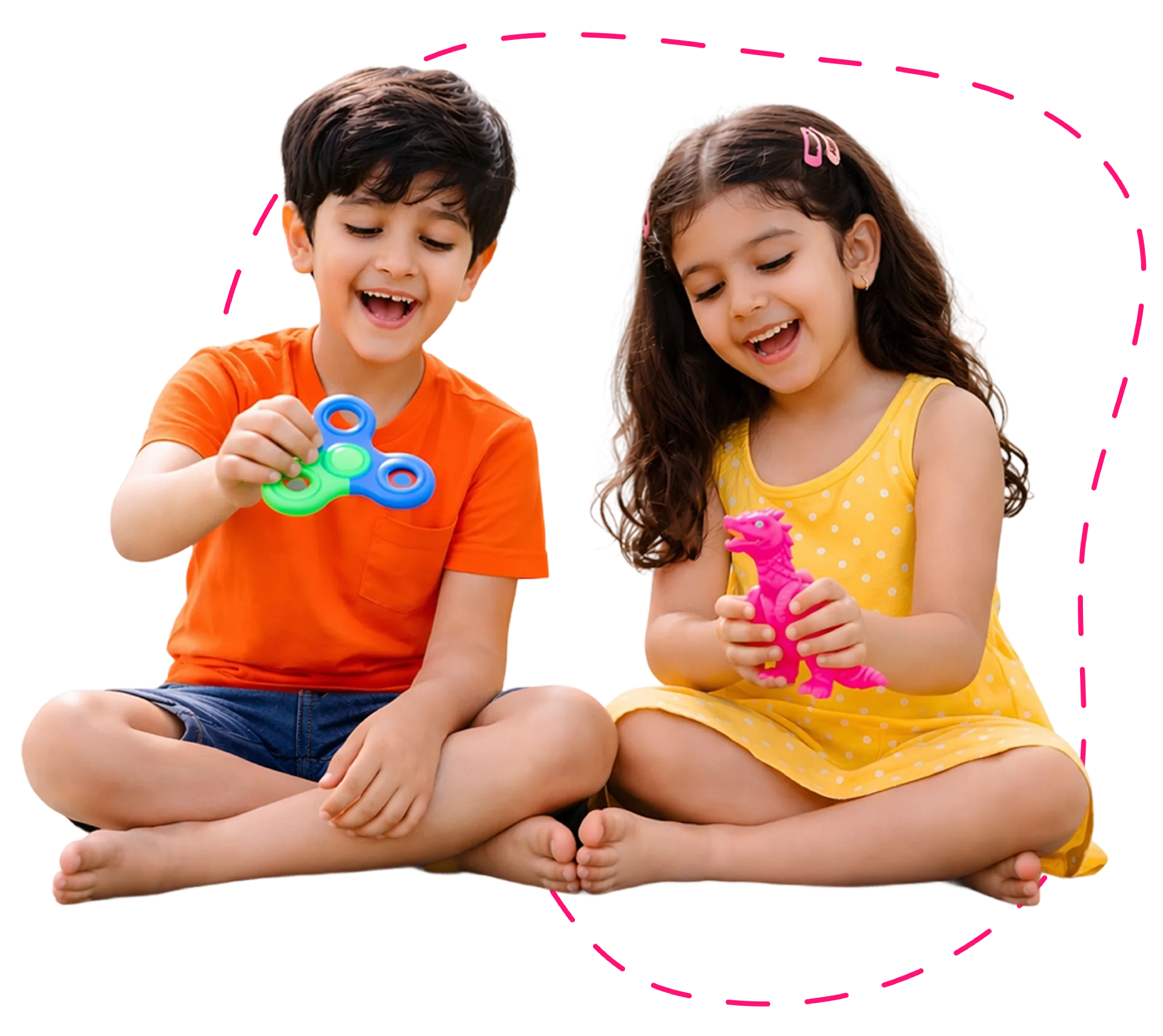 Kids Playing with Candy Toy