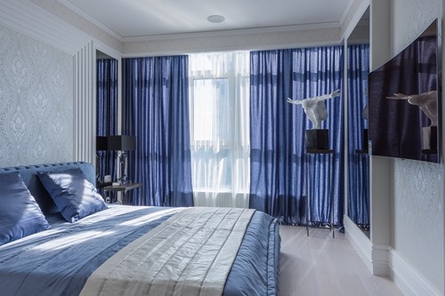 Blue and white bedroom ideas