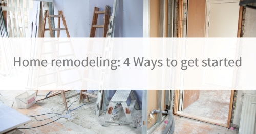 4 Easy and comfortable places to start your home remodeling journey