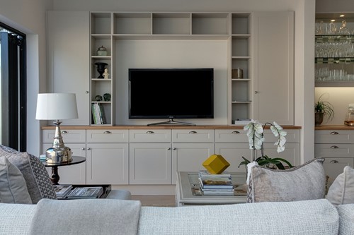 Designing living rooms with TV placement in mind