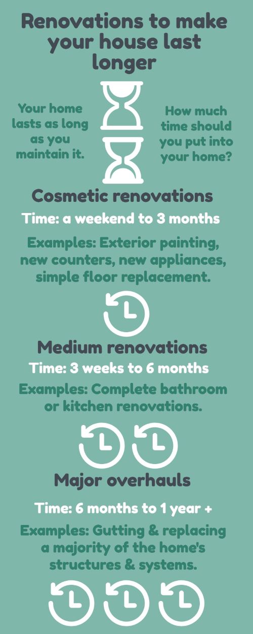 infographic about home renovations