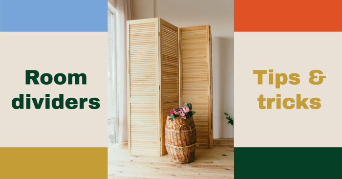 Tips & tricks to consider when making a DIY room divider