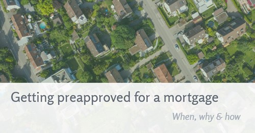 The basics of getting preapproved for a mortgage