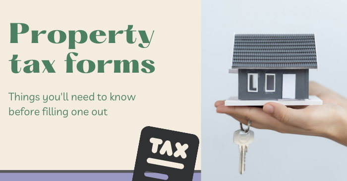 What is a property tax form?