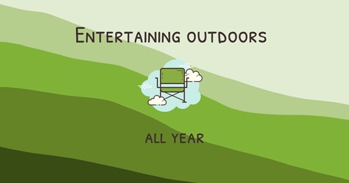 Entertaining outdoors in all seasons