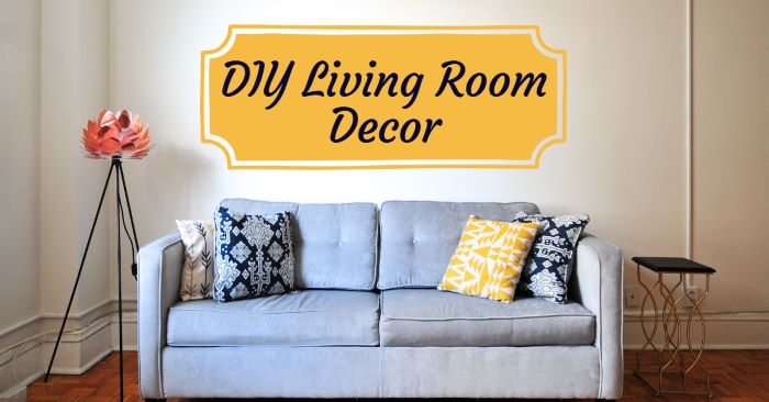 Add a personal touch with these DIY living room decor ideas