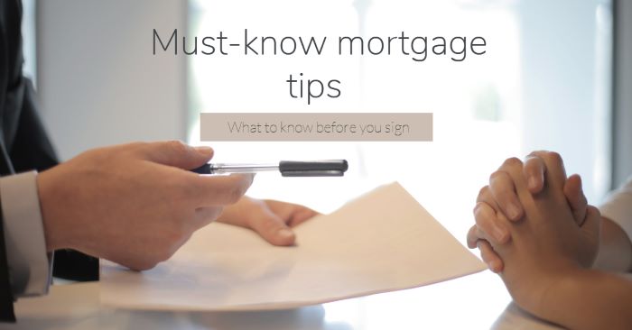 Essential mortgage loan tips featured image