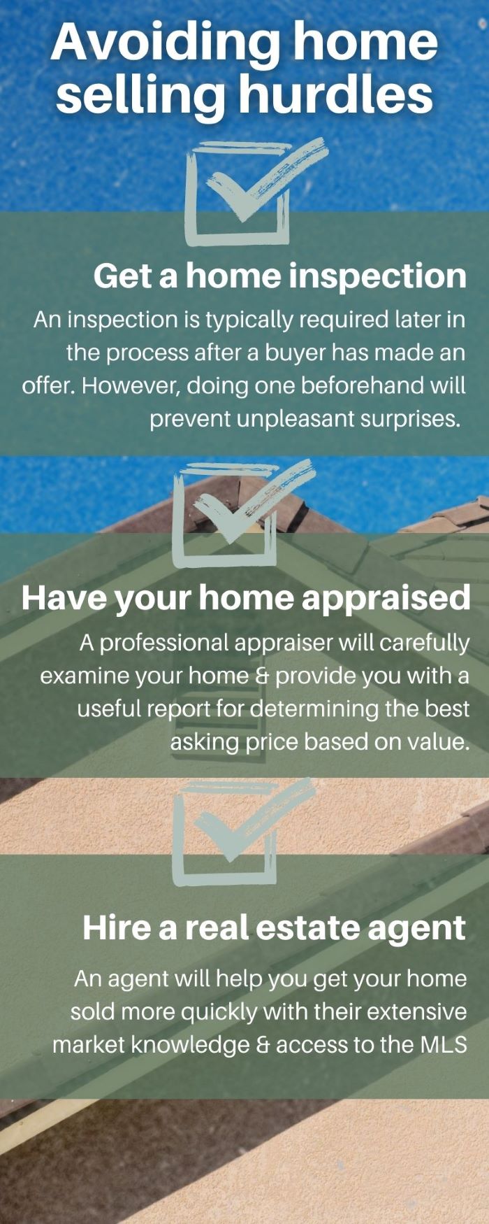 How to avoid common home selling hurdles infographic