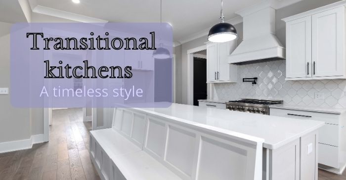 What is a transitional style kitchen?