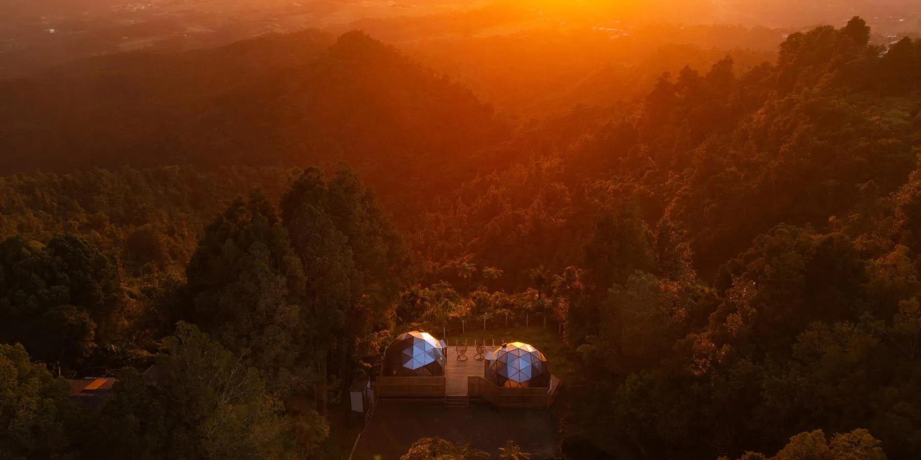 Camping Waitakere Ranges Dusk and Dawn | Waitakere Ranges, Auckland | Canopy Camping Escapes NZ