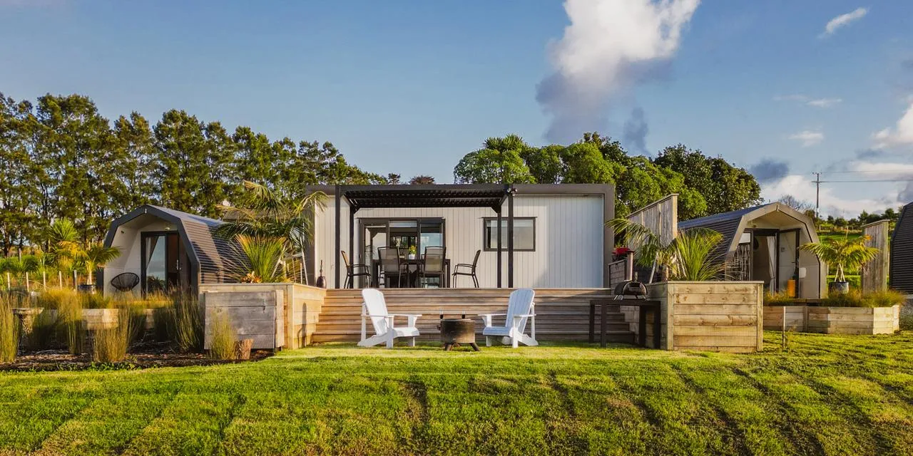 Green Hills Chalets Mangawhai Northland family school holiday stay Auckland