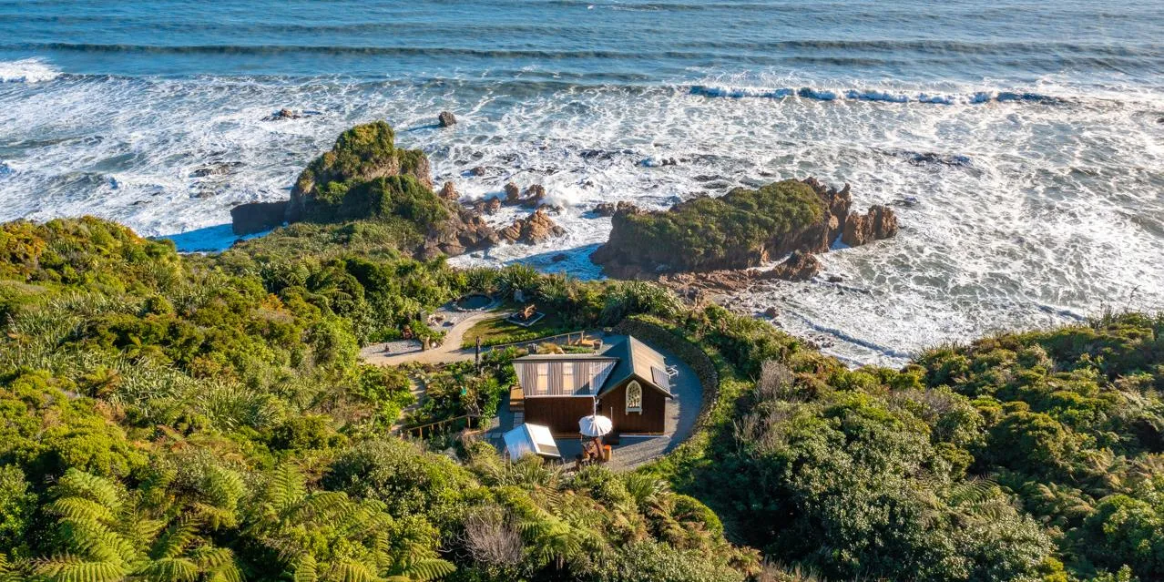 Indo Kiwi Fox River Punakaiki West Coast glamping