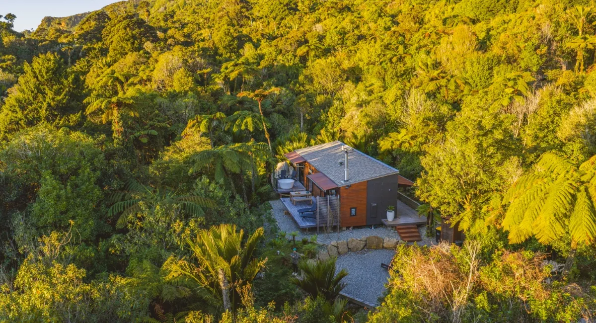 LimeStone Cabin Punakaiki West Coast glamping