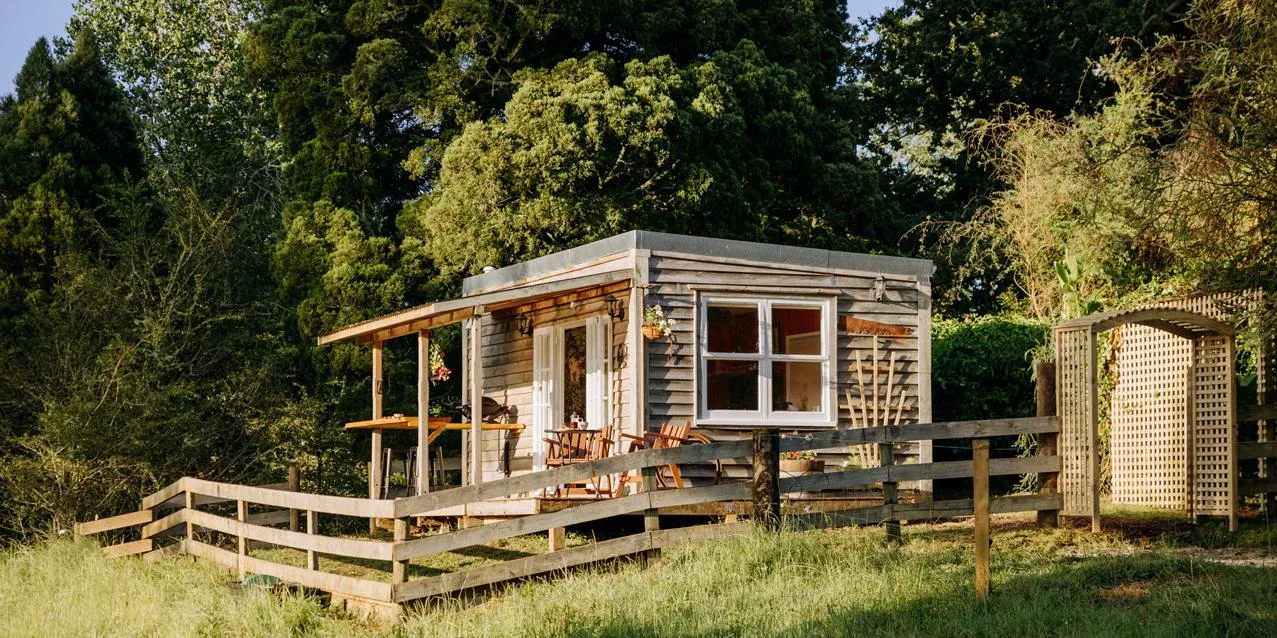 Lovebird Cottage Raglan Waikato dog friendly glamping